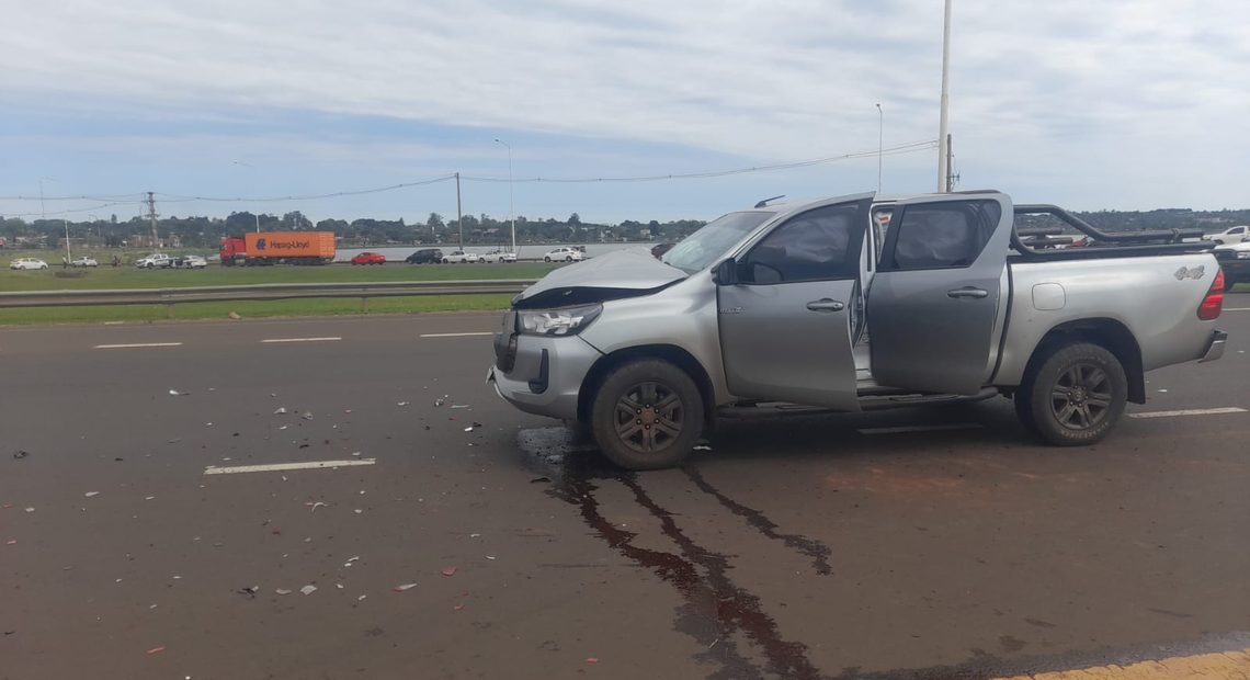 Siete personas resultaron heridas tras un choque en el Acceso Sur de Posadas