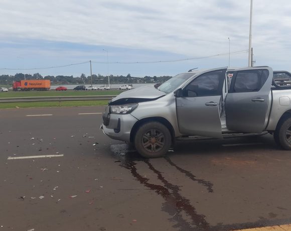 Siete personas resultaron heridas tras un choque en el Acceso Sur de Posadas