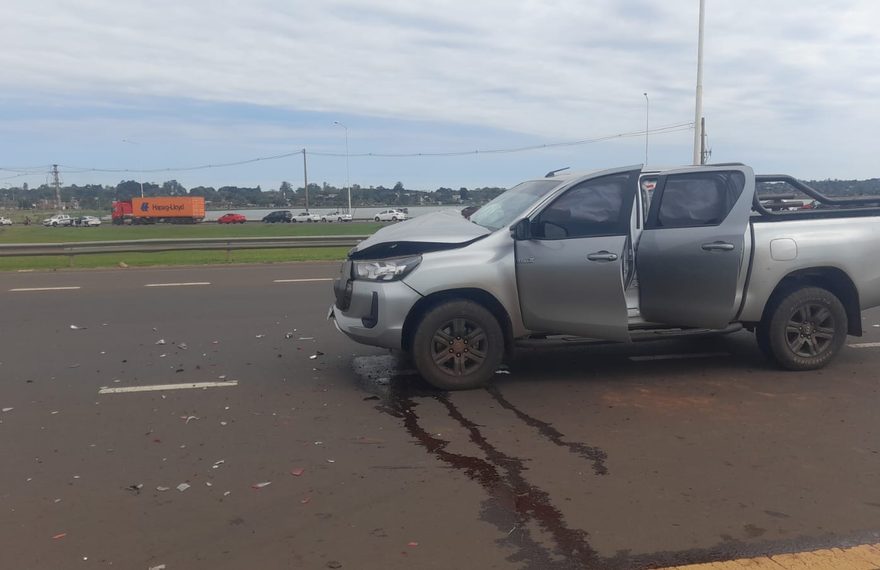 Siete personas resultaron heridas tras un choque en el Acceso Sur de Posadas