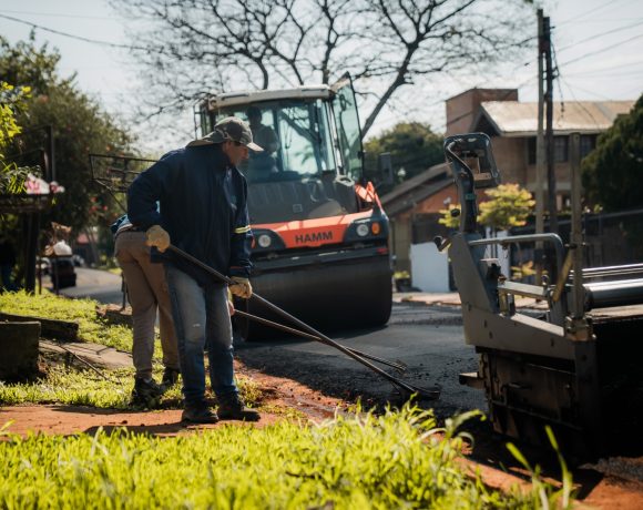 Stelatto recorrió avances de la Obra del Arroyo Itá: "estamos trabajando coordinados en dos frentes"