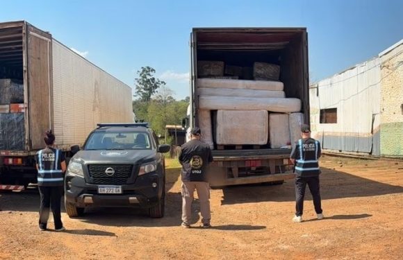 Desbarataron una banda que ingresaba contrabando por Misiones y secuestraron mercadería por $1.500 millones