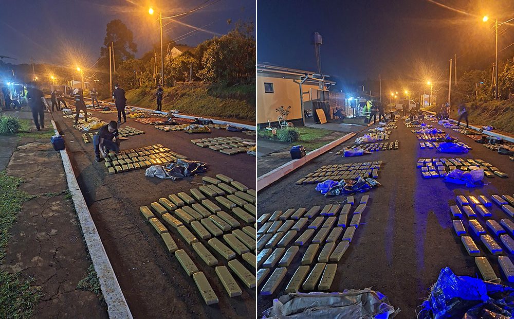 Hallaron casi dos toneladas de marihuana en General Urquiza: buscan a dos sospechosos